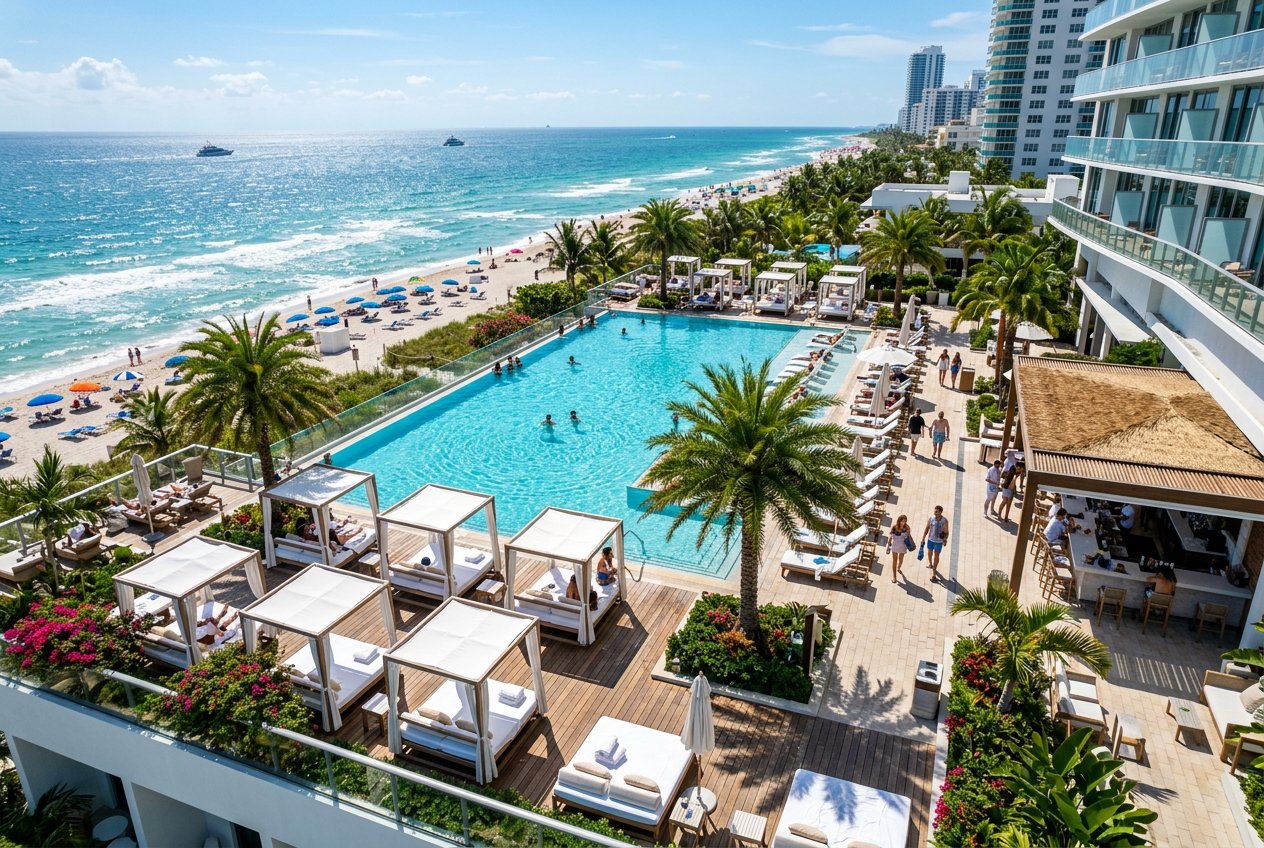Pool deck